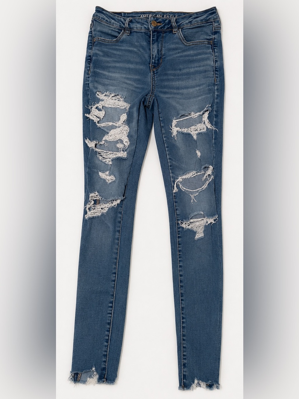American Eagle Women's Ripped Skinny Jeans